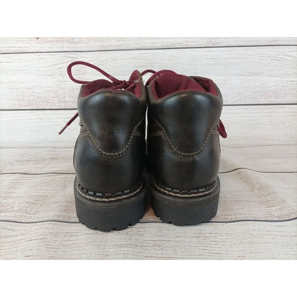 Vintage American Eagle Womens Lug Sole Boots Size 7 Brown - Picture 5 of 9